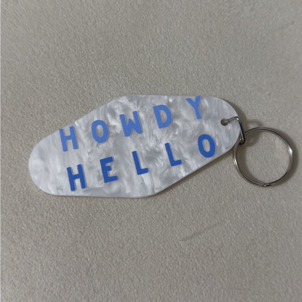 Motel Keychain Coastal Cowgirl!